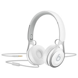 Beats by Dr. Dre EP On-Ear Headphones with Mic/Remote, iOS Compatible White